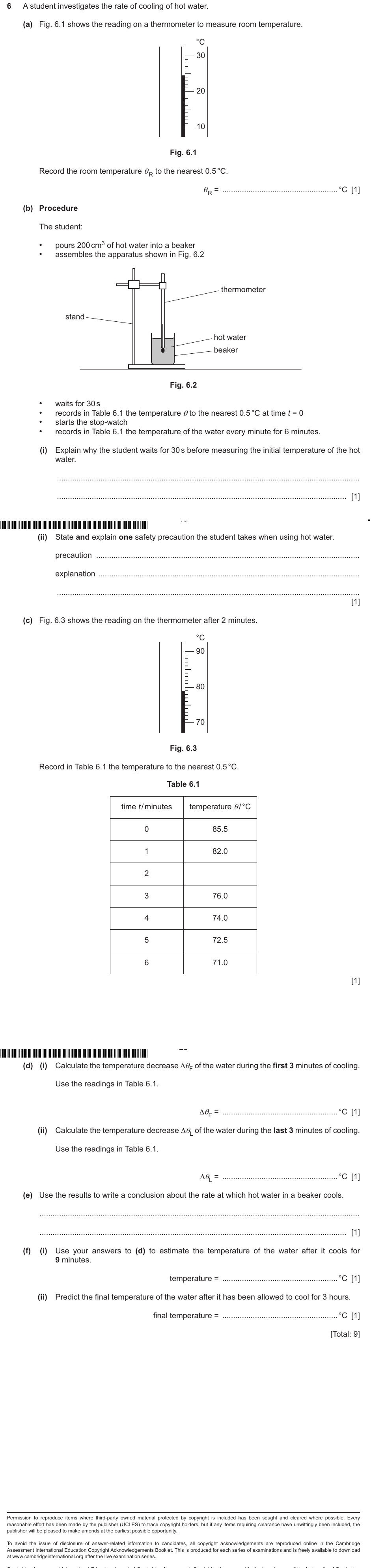 IGCSE 0654 May/June 2024 Paper 62 Question 6 — Ionic bonding