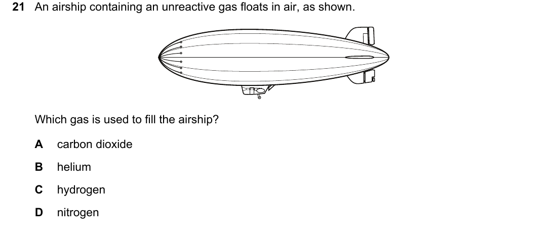 IGCSE 0654 March 2022 Paper 22 Question 21 — Group 0 noble gases