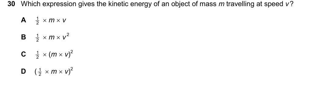 IGCSE 0654 March 2025 Paper 22 Question 30 — Energy stores & transfers