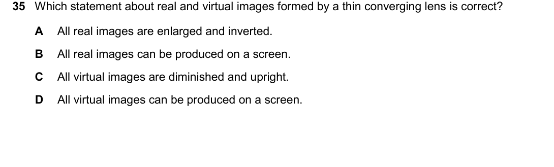 IGCSE 0654 March 2025 Paper 22 Question 35 — Lenses
