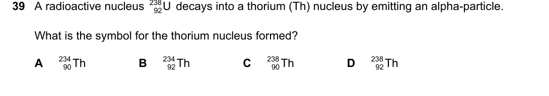 IGCSE 0654 May/June 2023 Paper 21 Question 39 — Radioactivity