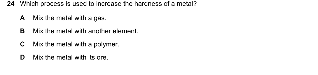 IGCSE 0654 May/June 2024 Paper 12 Question 24 — Polymers