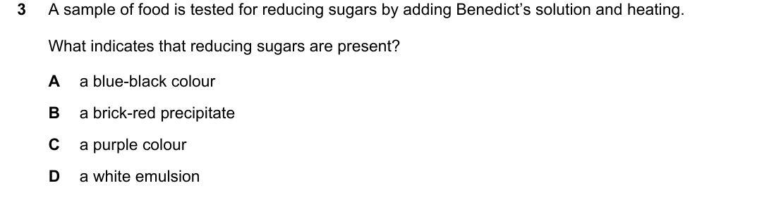 IGCSE 0654 May/June 2024 Paper 21 Question 3 — Tests for ions & gases