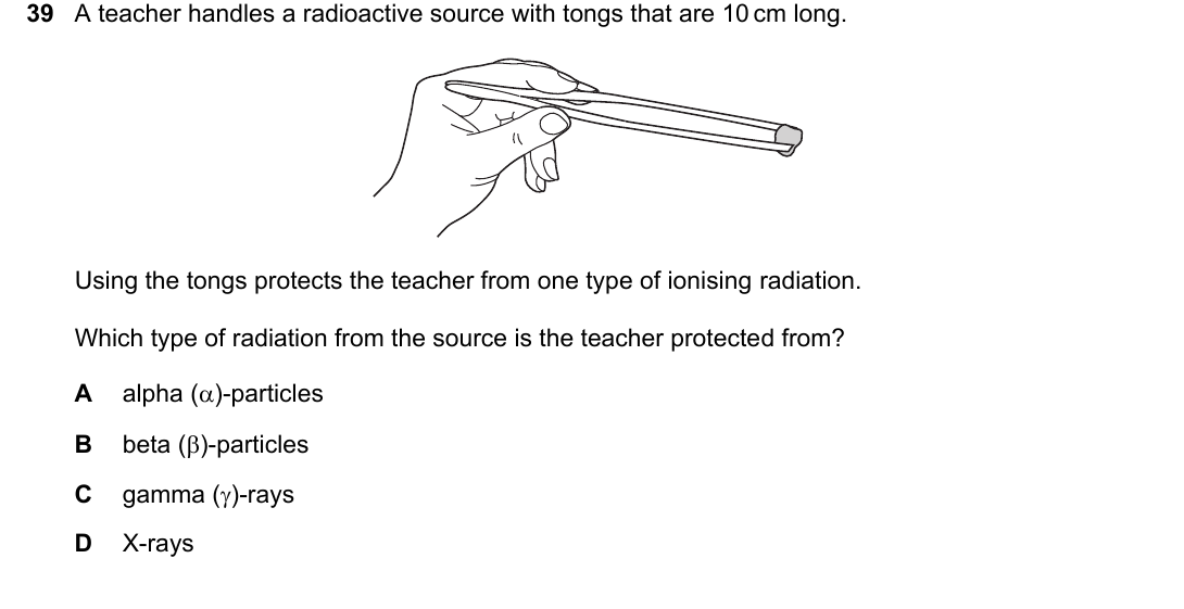 IGCSE 0654 May/June 2025 Paper 11 Question 39 — Electromagnetic spectrum
