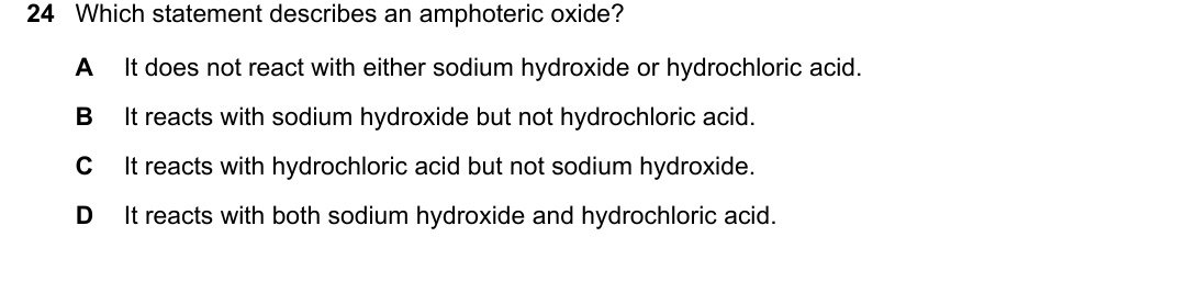 IGCSE 0654 May/June 2025 Paper 21 Question 24 — Acids, bases & pH
