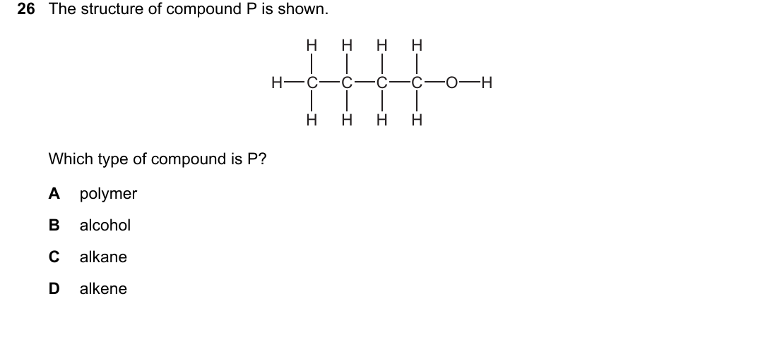 IGCSE 0654 May/June 2025 Paper 21 Question 26 — Alkanes & alkenes