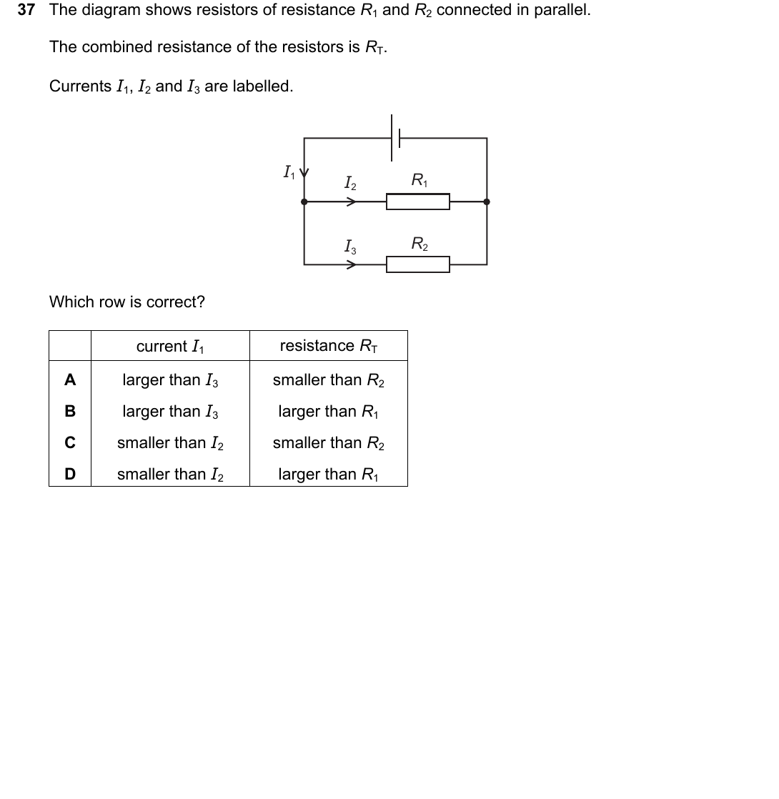 IGCSE 0654 May/June 2025 Paper 21 Question 37 — Current, voltage & resistance