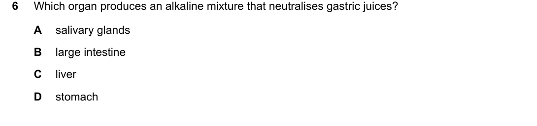 IGCSE 0654 May/June 2025 Paper 21 Question 6 — Acids, bases & pH