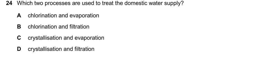 IGCSE 0654 May/June 2025 Paper 23 Question 24 — Separation & purification
