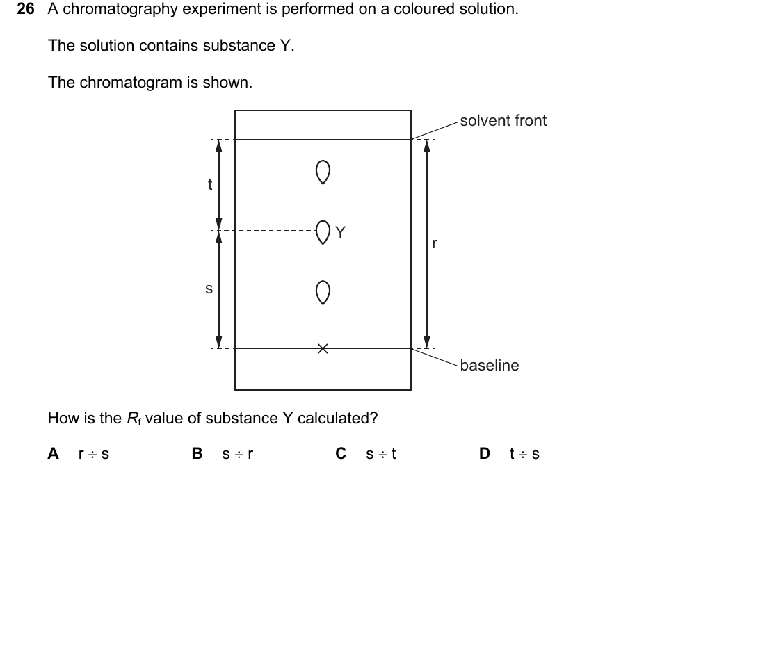 IGCSE 0654 May/June 2025 Paper 23 Question 26 — Separation & purification