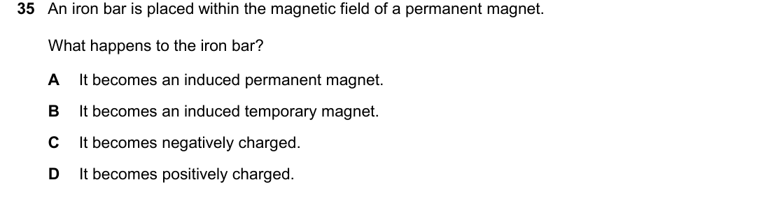 IGCSE 0654 May/June 2025 Paper 23 Question 35 — Magnetism