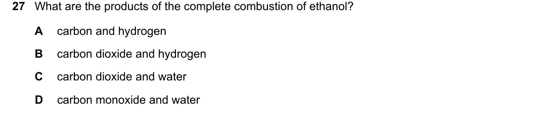IGCSE 0654 Oct/Nov 2024 Paper 11 Question 27 — Air quality & the atmosphere
