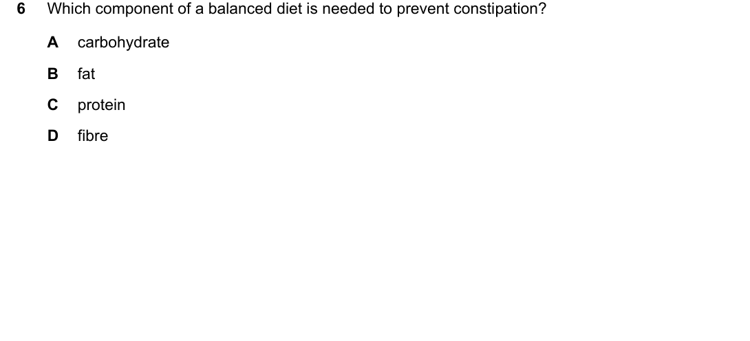 IGCSE 0654 Oct/Nov 2024 Paper 23 Question 6 — Balanced diet