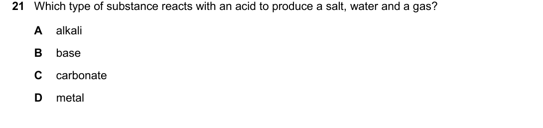 IGCSE 0654 Oct/Nov 2025 Paper 11 Question 21 — Acids, bases & pH