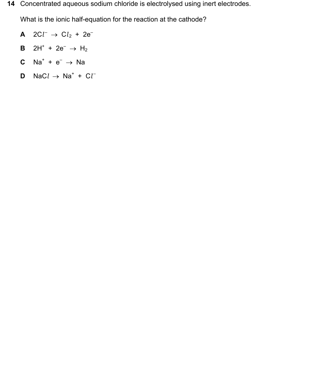 IGCSE 0654 Oct/Nov 2025 Paper 23 Question 14 — Electrolysis
