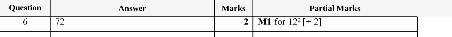 Mark scheme for IGCSE 0580 Oct/Nov 2025 Paper 13 Question 6
