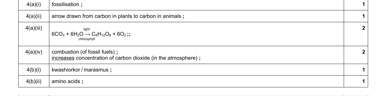 Mark scheme for IGCSE 0654 Jun 2022 Paper 42 Q4