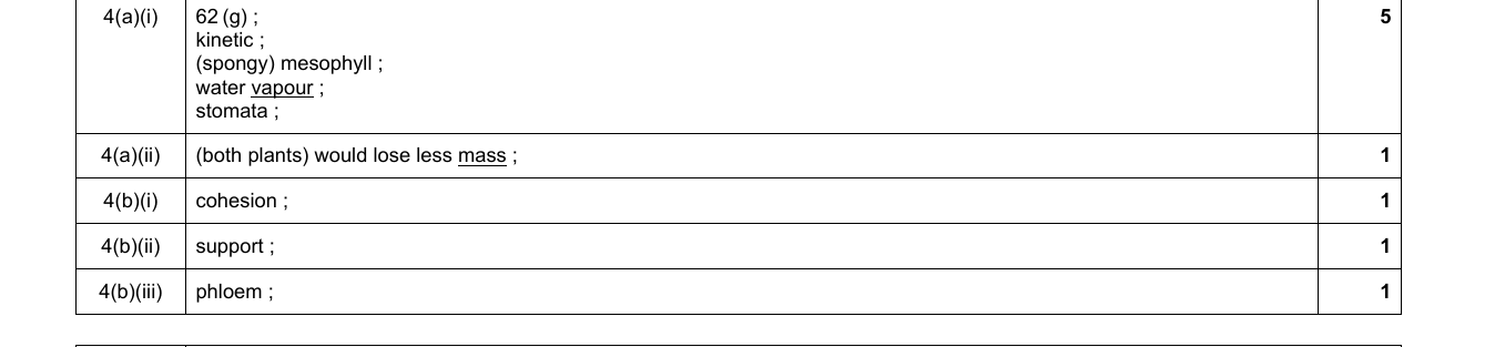 Mark scheme for IGCSE 0654 Jun 2024 Paper 41 Q4