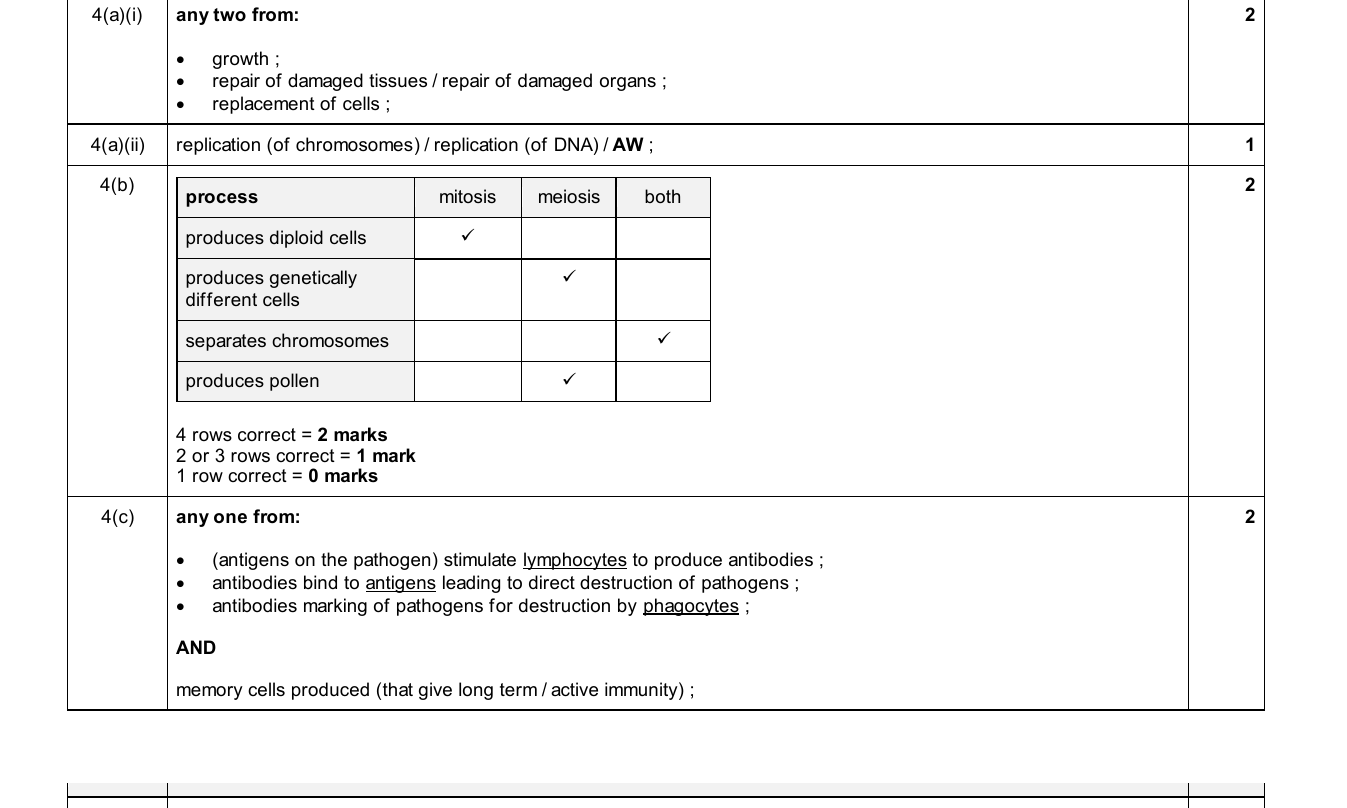 Mark scheme for IGCSE 0654 Nov 2025 Paper 41 Q4