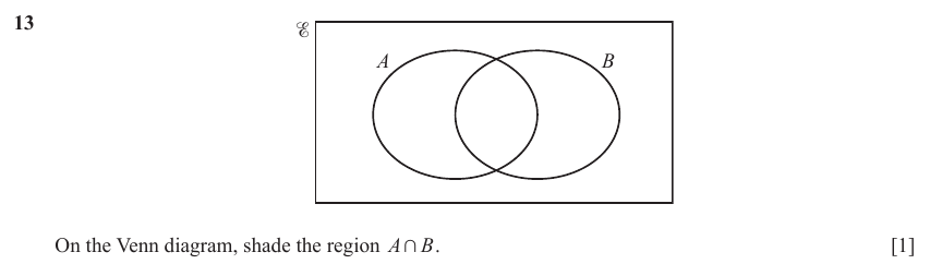 IGCSE Mathematics 0580 March 2023 Paper 12 Question 13 – Algebra, Inequalities, 1 marks