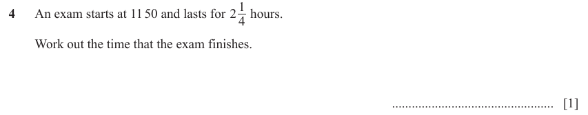 IGCSE Mathematics 0580 March 2023 Paper 12 Question 4 – Numbers, The four rules, 1 marks