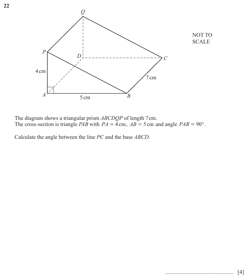 IGCSE Mathematics 0580 March 2023 Paper 22 Question 22 – Vectors, Vectors (basic), 4 marks