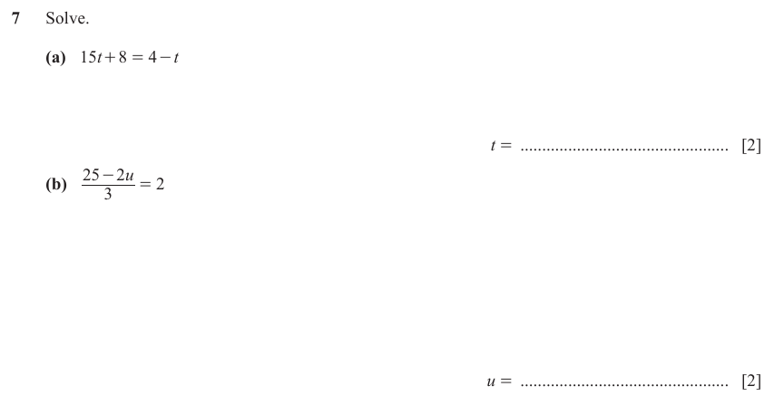 IGCSE Mathematics 0580 March 2023 Paper 22 Question 7 – Numbers, The four rules, 4 marks
