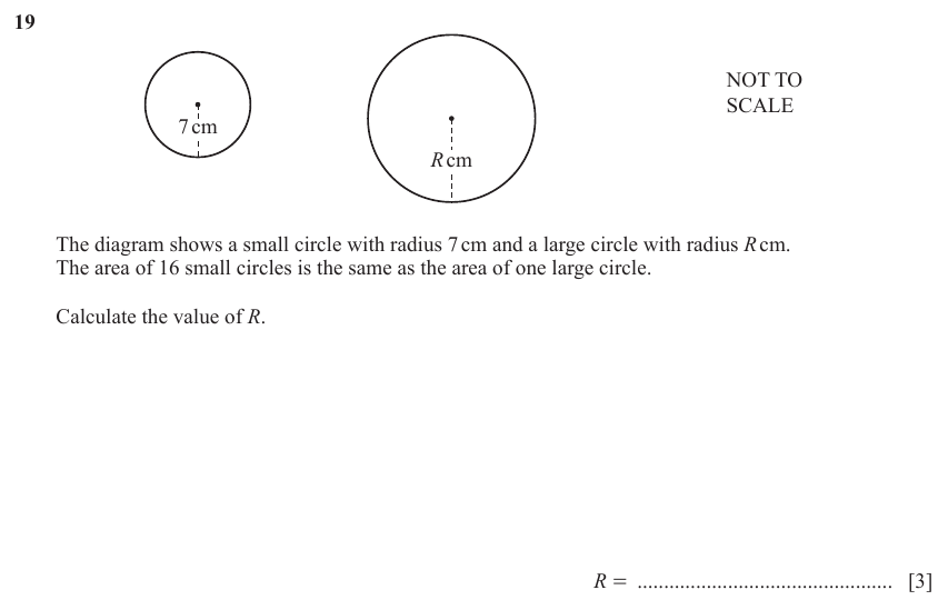 IGCSE Mathematics 0580 March 2024 Paper 12 Question 19 – Geometry, Geometrical terms and vocabulary, 3 marks