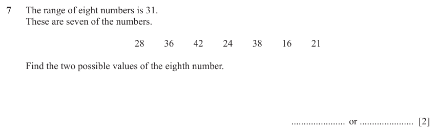 IGCSE Mathematics 0580 March 2024 Paper 12 Question 7 – Numbers, The four rules, 2 marks