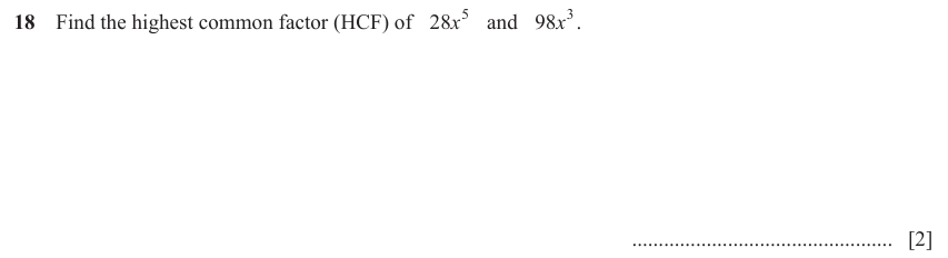IGCSE Mathematics 0580 March 2024 Paper 22 Question 18 – Numbers, The four rules, 2 marks