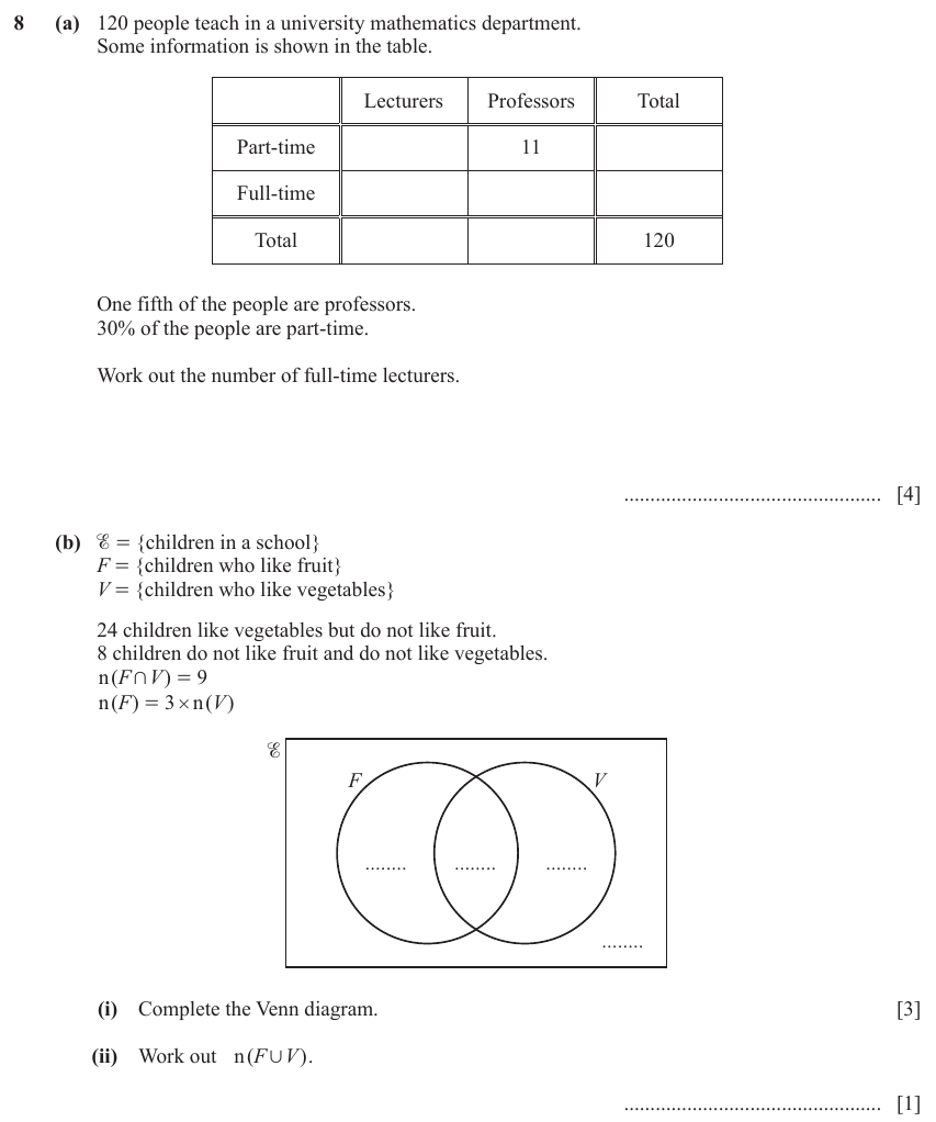 IGCSE Mathematics 0580 March 2024 Paper 32 Question 8 – Numbers, The four rules, 8 marks