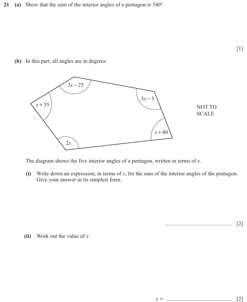 IGCSE Mathematics 0580 March 2025 Paper 32 Question 21 – Numbers, The four rules, 5 marks