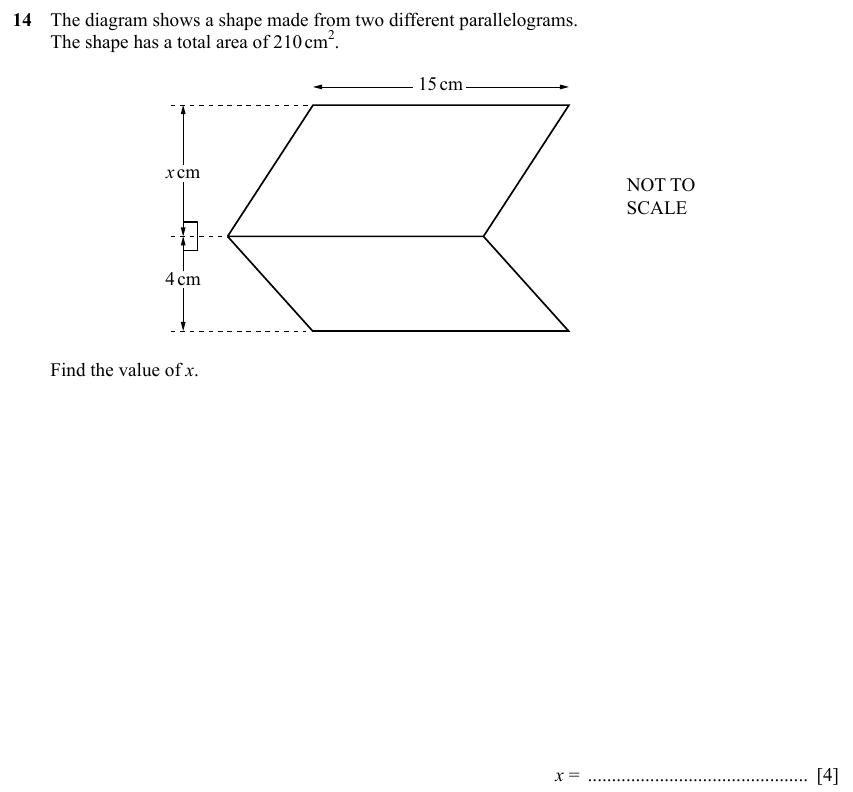 IGCSE Mathematics 0580 Specimen 2025 Paper 11 Question 14 – Numbers, The four rules, 4 marks