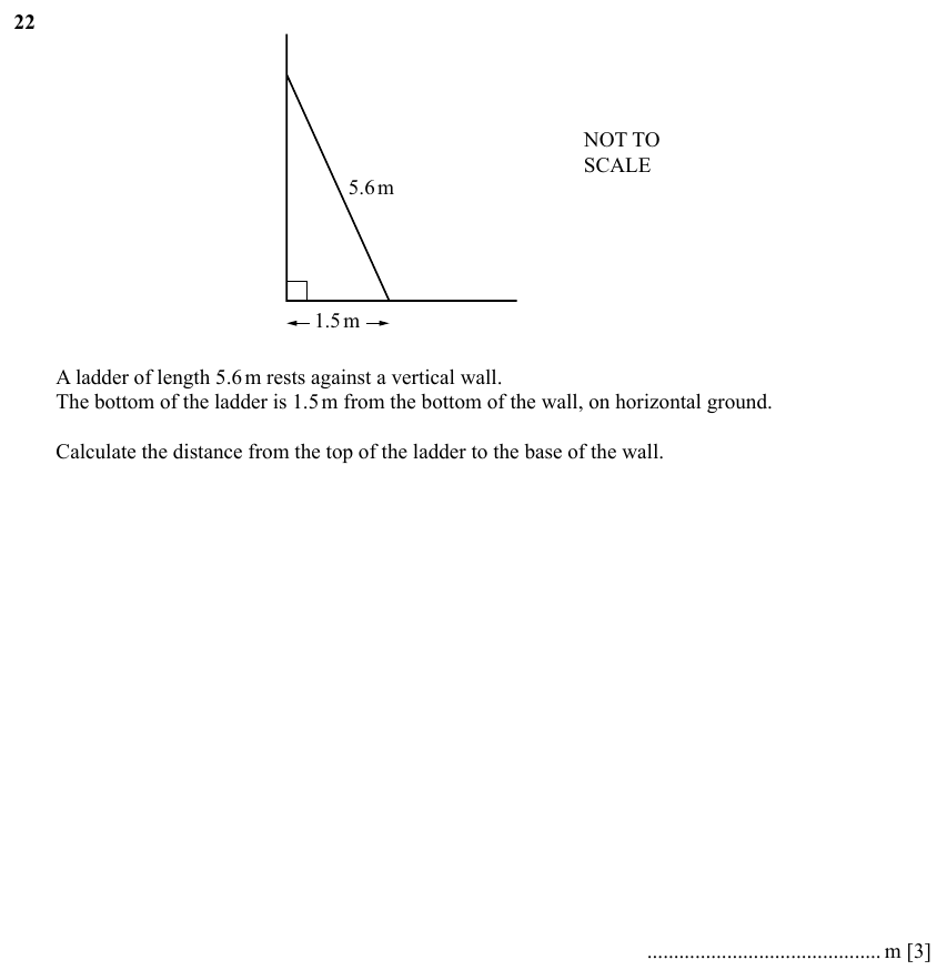IGCSE Mathematics 0580 Specimen 2025 Paper 31 Question 22 – Numbers, The four rules, 3 marks