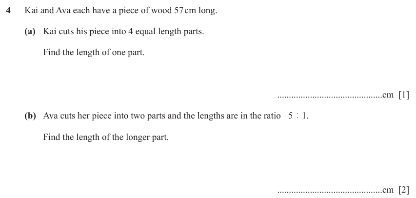 IGCSE Mathematics 0580 May/June 2023 Paper 12 Question 4 – Numbers, The four rules, 3 marks