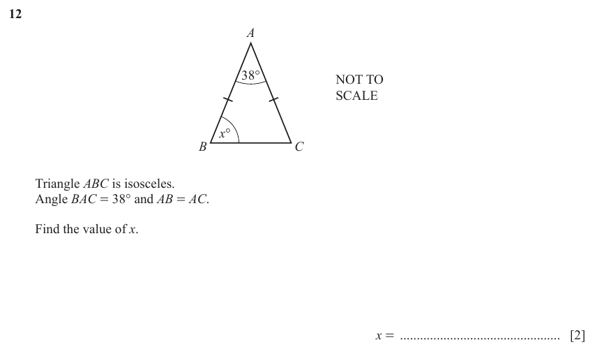 IGCSE Mathematics 0580 May/June 2023 Paper 13 Question 12 – Vectors, Vectors (basic), 2 marks