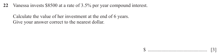 IGCSE Mathematics 0580 May/June 2023 Paper 13 Question 22 – Numbers, Bounds, 3 marks
