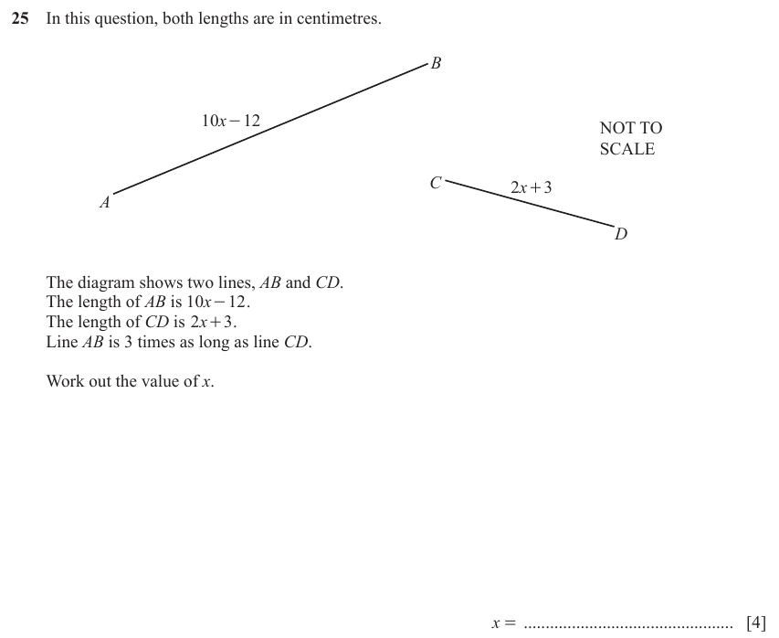 IGCSE Mathematics 0580 May/June 2023 Paper 13 Question 25 – Numbers, The four rules, 4 marks