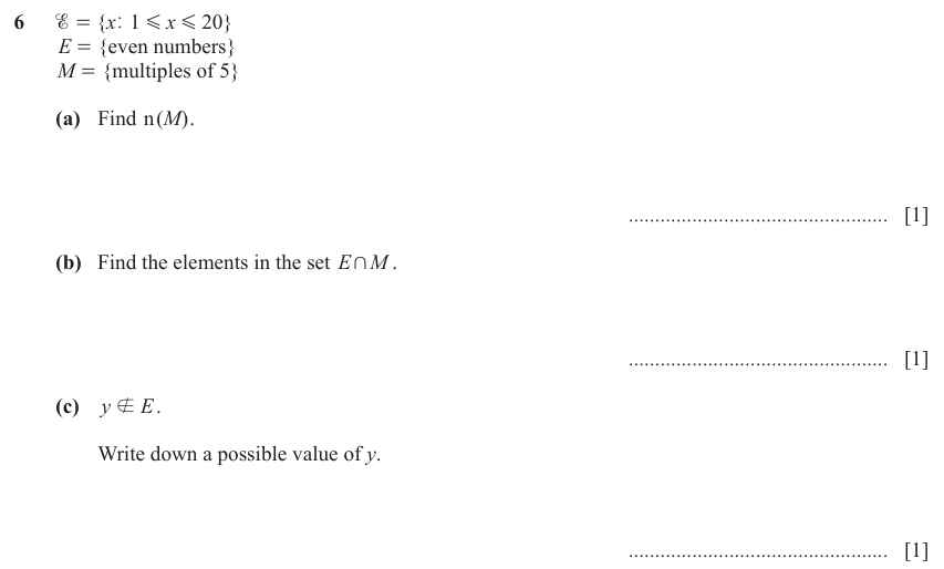 IGCSE Mathematics 0580 May/June 2023 Paper 22 Question 6 – Numbers, The four rules, 3 marks
