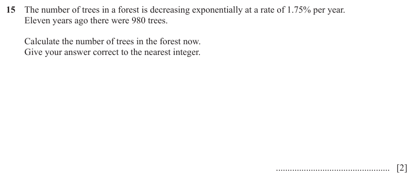 IGCSE Mathematics 0580 May/June 2023 Paper 23 Question 15 – Numbers, Bounds, 2 marks