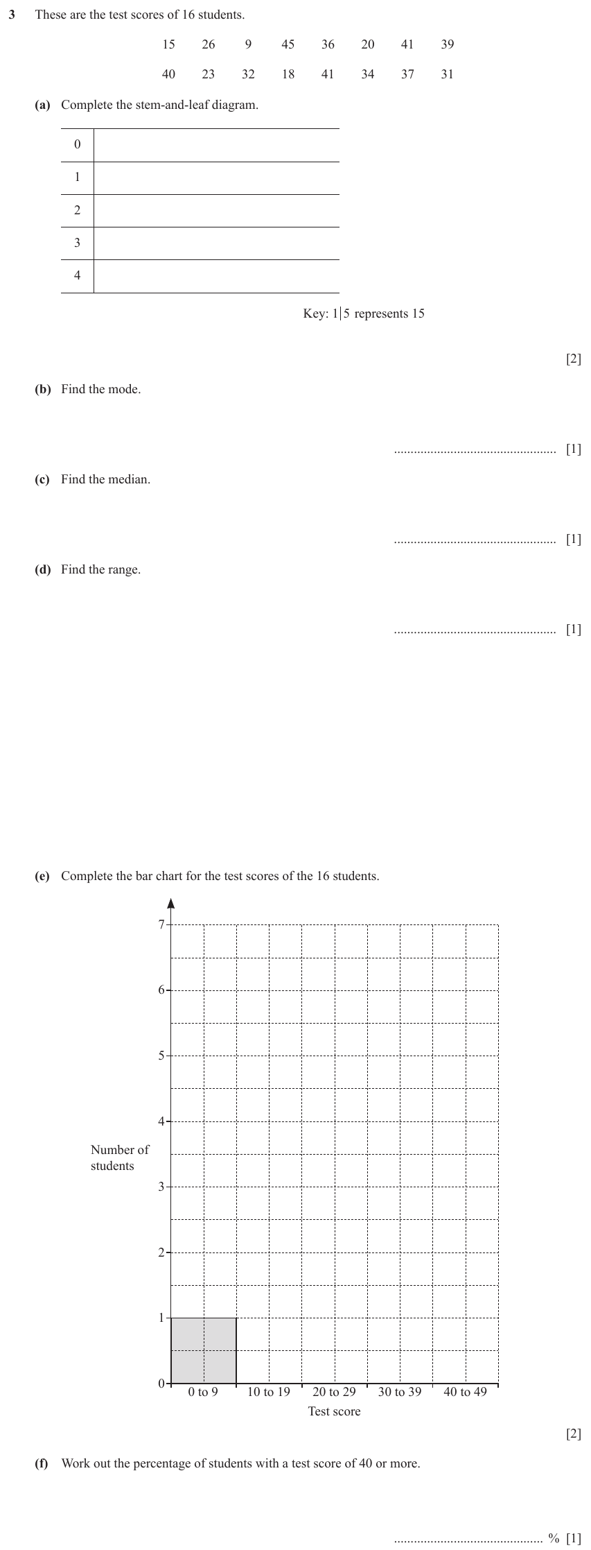 IGCSE Mathematics 0580 May/June 2023 Paper 31 Question 3 – Numbers, The four rules, 8 marks