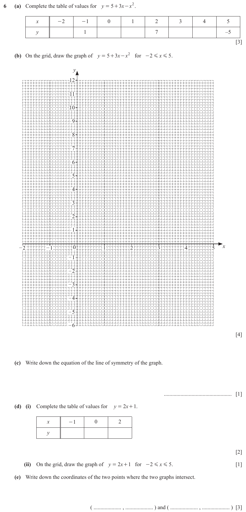 IGCSE Mathematics 0580 May/June 2023 Paper 31 Question 6 – Numbers, The four rules, 14 marks