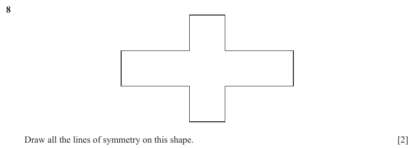 IGCSE Mathematics 0580 May/June 2024 Paper 11 Question 8 – Numbers, The four rules, 2 marks