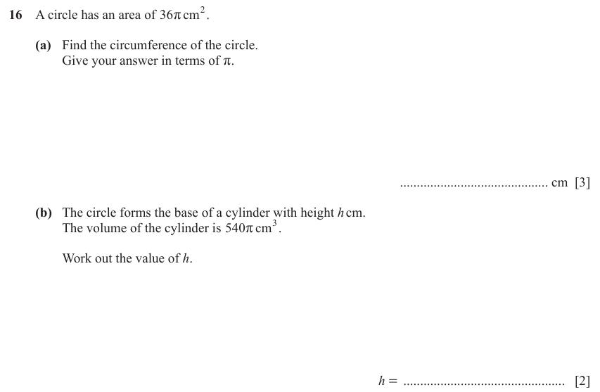 IGCSE Mathematics 0580 May/June 2024 Paper 12 Question 16 – Geometry, Geometrical terms and vocabulary, 5 marks