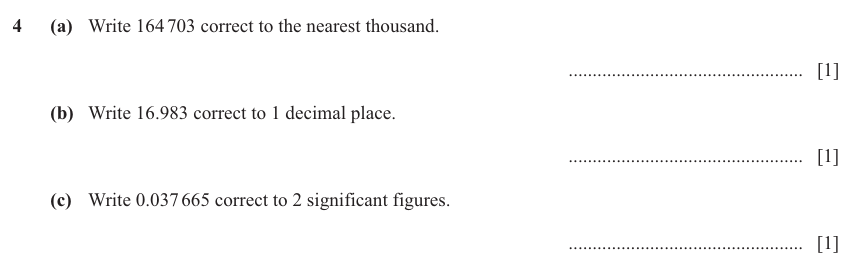 IGCSE Mathematics 0580 May/June 2024 Paper 13 Question 4 – Numbers, Bounds, 3 marks