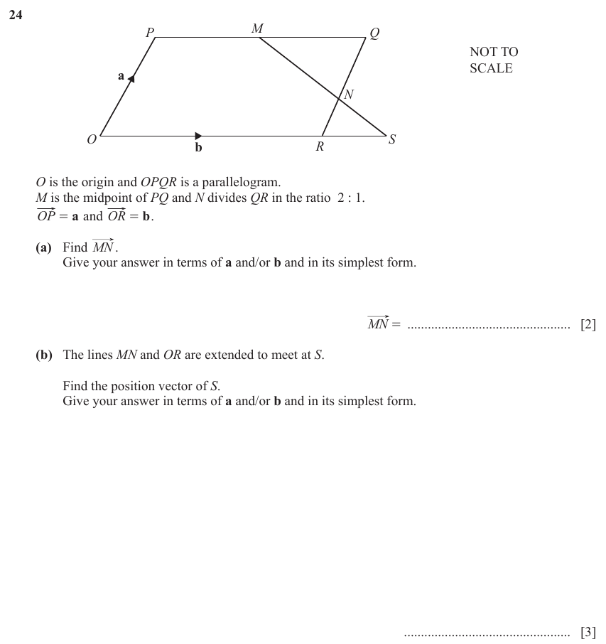 IGCSE Mathematics 0580 May/June 2024 Paper 22 Question 24 – Geometry, Geometrical terms and vocabulary, 5 marks
