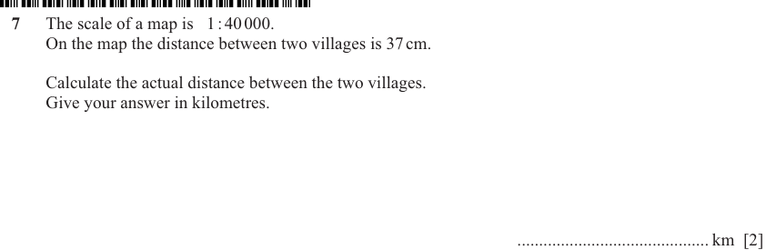 IGCSE Mathematics 0580 May/June 2024 Paper 23 Question 7 – Numbers, The four rules, 2 marks