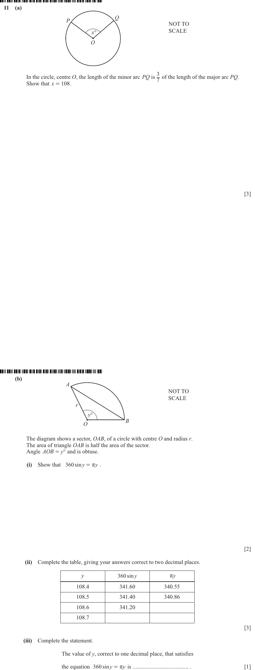 IGCSE Mathematics 0580 May/June 2024 Paper 43 Question 11 – Geometry, Angles using geometrical properties, 9 marks