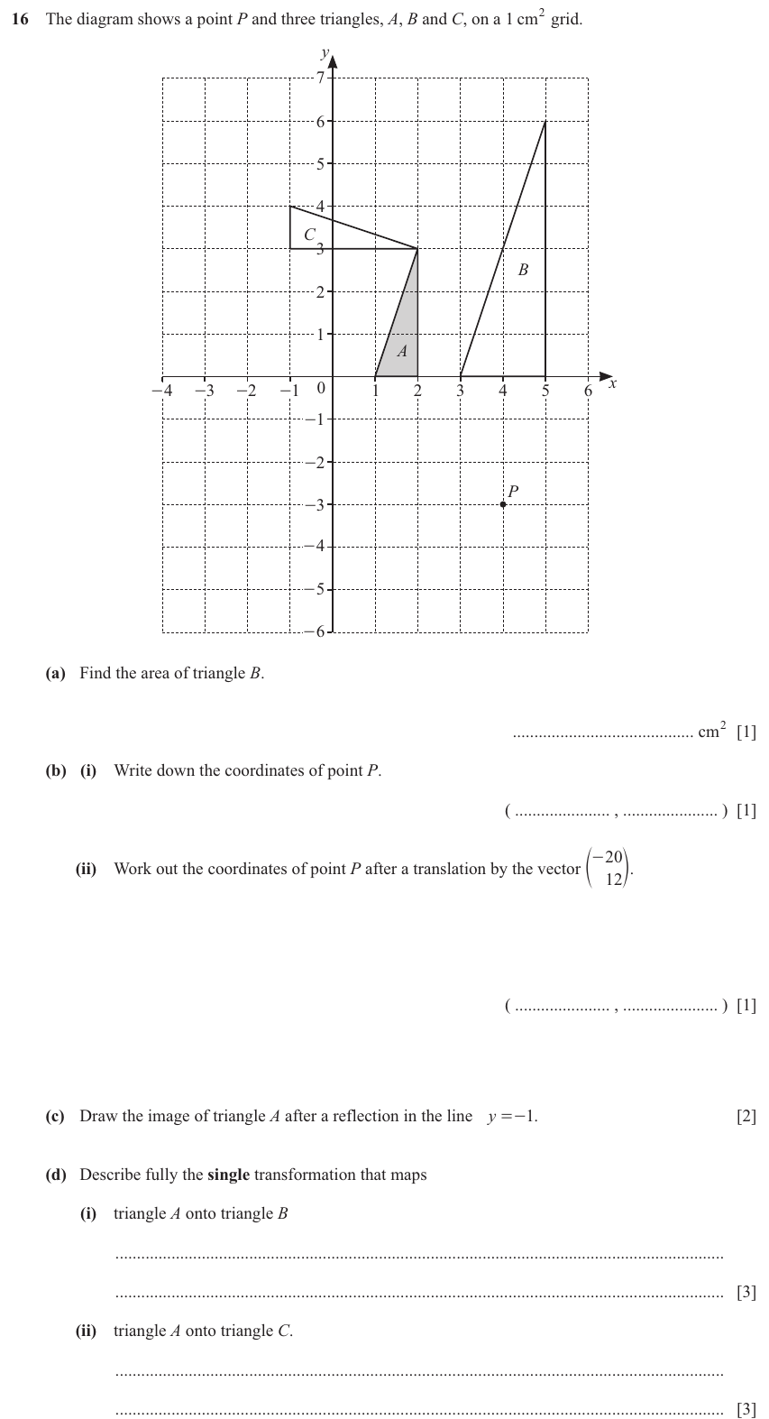 IGCSE 0580 Jun 2025 Paper 12 Question 16 — Geometrical terms and vocabulary (Core, 11 marks)