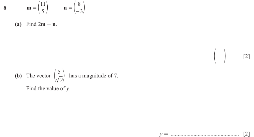 IGCSE Mathematics 0580 May/June 2025 Paper 21 Question 8 – Numbers, The four rules, 4 marks